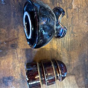 Vintage ceramic Insulators set of two